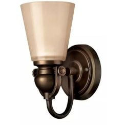 Elstead Lighting Mayflower nástenná lampa 1x60 W hnedá HK-MAYFLOWER1