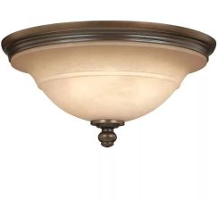 Elstead Lighting Plymouth stropné svietidlo 3x60 W hnedá HK-PLYMOUTH-F