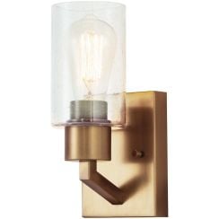 Elstead Lighting Deryn nástenná lampa 1x60 W mosadzná KL-DERYN1-NBR