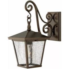 Elstead Lighting Trellis vonkajšie nástenné svietidlo 1x60 W hnedá HK-TRELLIS2-S