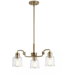 Elstead Lighting Aivian závesné svietidlo 3x60 W mosadzná KL-AIVIAN3-WBR