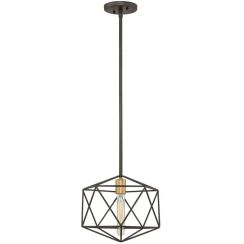 Elstead Lighting Astrid závesné svietidlo 1x60 W zlatá-hnedá HK-ASTRID-MP