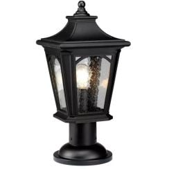 Elstead Lighting Bedford vonkajšia stojaca lampa 1x60 W čierna QZ-BEDFORD3-M