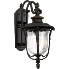 Elstead Lighting Luverne vonkajšie nástenné svietidlo 1x60 W hnedá KL-LUVERNE2-M