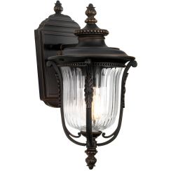 Elstead Lighting Luverne vonkajšie nástenné svietidlo 1x60 W hnedá KL-LUVERNE2-S