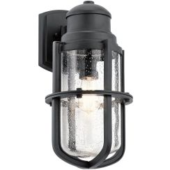 Elstead Lighting Suri vonkajšie nástenné svietidlo 1x60 W čierna KL-SURI-L