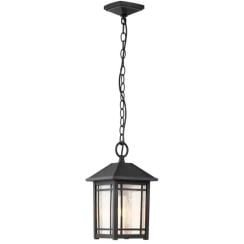 Elstead Lighting Cedar Point vonkajšie závesné svietidlo 1x60 W čierna QZ-CEDAR-POINT8-M-BK