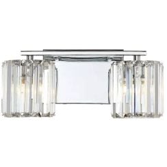 Elstead Lighting Divine nástenná lampa 2x3 W chrómová QZ-DIVINE2-PC-BATH
