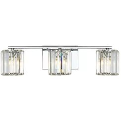Elstead Lighting Divine nástenná lampa 3x3 W chrómová QZ-DIVINE3-PC-BATH