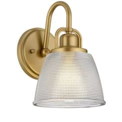 Elstead Lighting Dublin nástenná lampa 1x3 W mosadzná QZ-DUBLIN1-PNBR