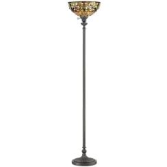 Elstead Lighting Kami stojaca lampa 1x60 W hnedá QZ-KAMI-UL