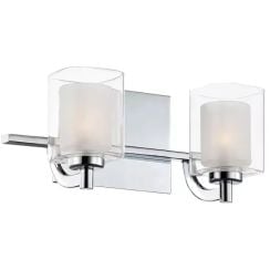 Elstead Lighting Kolt nástenná lampa 2x3 W chrómová QZ-KOLT2-PC-BATH