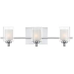 Elstead Lighting Kolt nástenná lampa 3x3 W chrómová QZ-KOLT3-PC-BATH