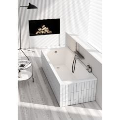 Schedline Milos obdĺžniková vaňa 140x70 cm biela 3WSP.M1P-14070