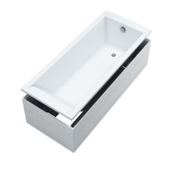 Schedline Maio SET vaňa s nosičom 160x75 cm biela 3WST.MS2P-16075