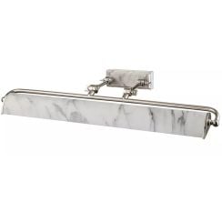 Elstead Lighting Winchfield nástenná lampa 4x40 W biela-niklová WINCHFIELD-PLL-PN-WM