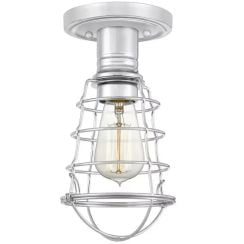 Elstead Lighting Mixon stropné svietidlo 1x60 W chrómová QZ-MIXON-SF-PC