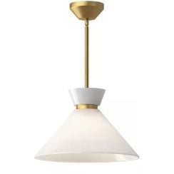 Elstead Lighting Halston stropné svietidlo 1x60 W zlatá ALM-HALSTON-P-M-GD