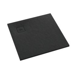 Schedline Protos Black Stone štvorcová sprchová vanička 90x90 cm sivá 3SP.P2K-9090/C/ST-M1/C/ST