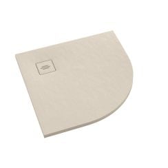 Schedline Protos Cashmere Stone polkruhová sprchová vanička 90x90 cm béžová 3SP.P1O-9090/PK/ST-M1/PK/ST