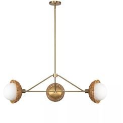 Elstead Lighting Perth stropné svietidlo 3x40 W zlatá ALM-PERTH3-GD
