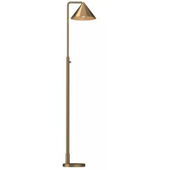 Elstead Lighting Remyck stojaca lampa 1x60 W zlatá ALM-REMYCK-FL-GD