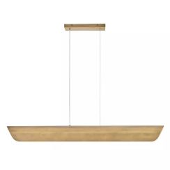 Elstead Lighting Arco závesné svietidlo 1x43 W mosadzná HK-ARCO-LED-LP-117-HB