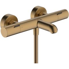 Hansgrohe Ecostat Fine vaňová/sprchová batéria nástenná s termostatom zlatá 13325140