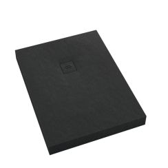 Schedline Nonlimits Black Stone obdĺžniková sprchová vanička 130x90 cm čierna 3ST.N1P-90130/C/ST-M1/C/ST