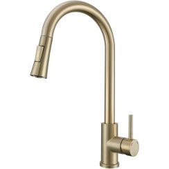 Ruvetti Edera kuchynská batéria stojánková zlatá/staré zlato 1003PVDCH