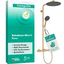 Hansgrohe Raindance Alive S sprchová súprava nástenná s termostatom s dažďovou sprchou || 24594140