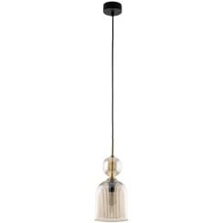 TK Lighting Sophia Cognac závesné svietidlo 1x10 W hnedá-jantárová 11039