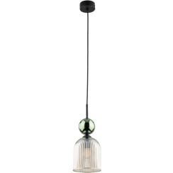 TK Lighting Sophia Green Cognac závesné svietidlo 1x10 W zelená-hnedá 11146