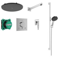 Hansgrohe Raindance Alive Select S sprchová súprava podomietková s termostatom s dažďovou sprchou chrómová 24622000