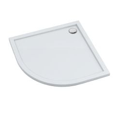 Schedline Sharper polkruhová sprchová vanička 100x100 cm biela 3S.S1O-100100