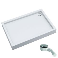 Schedline Favory Plus obdĺžniková sprchová vanička 120x80 cm biela 3ST.F1P-80120