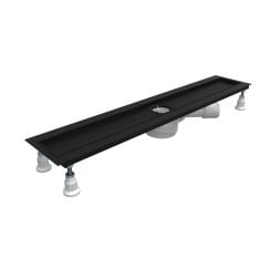 Schedline Regular Flow lineárny odtok 110 cm čierna SOLBSN-110080C