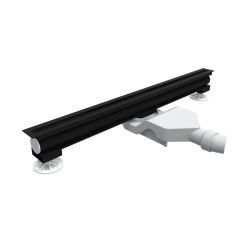 Schedline Thin Flow lineárny odtok 90 cm čierna SOLBV1-90012C