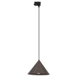 TK Lighting Tracer lampa na koľajnicovú lištu 1x15 W čierna-hnedá 11686