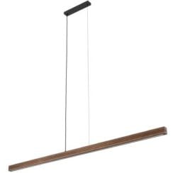 TK Lighting Viga Wood Led závesné svietidlo 1x24 W drevená 11654