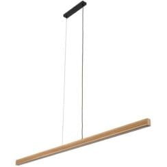 TK Lighting Viga Wood Led závesné svietidlo 1x24 W drevená 11652