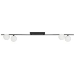 TK Lighting Imelo stropné svietidlo 4x8 W biela-čierna 11477