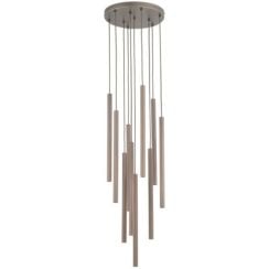 TK Lighting Ferro závesné svietidlo x8 W hnedá 11493