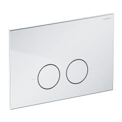 Omnires Minimal splachovacie tlačidlo do toalety lesklý chróm MPS1CR