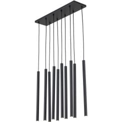 TK Lighting Ferro závesné svietidlo x8 W čierna 11489