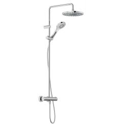 Kludi Dual Shower System sprchová súprava nástenná s termostatom s dažďovou sprchou chrómová 6906705-81