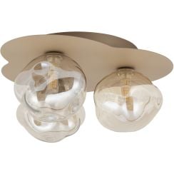TK Lighting Lava New stropné svietidlo 3x8 W piesková 11454
