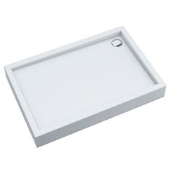 Schedpol Medium obdĺžniková sprchová vanička 120x90 cm biela 3.4747