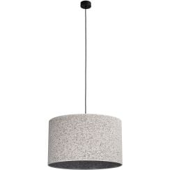 TK Lighting Vellum závesné svietidlo 1x15 W čierna 10751