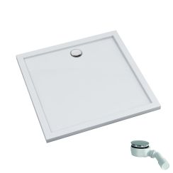 Schedpol Caspar New štvorcová sprchová vanička 90x90 cm biela 3.2831